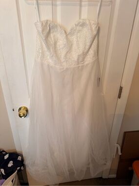 Lulus | Dresses | Lulus Taliana White Lace Button Back Maxi Wedding Dress |  Poshmark